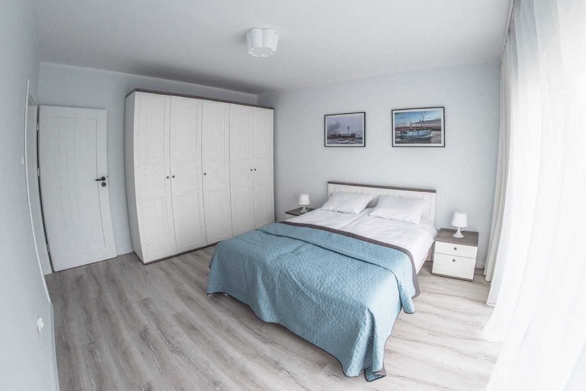 Apartament w Ustce - sypialnia