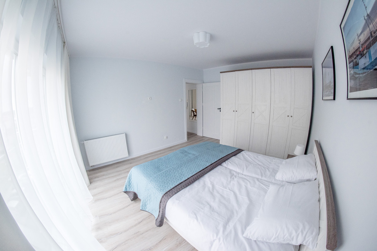 Apartament w Ustce - sypialnia